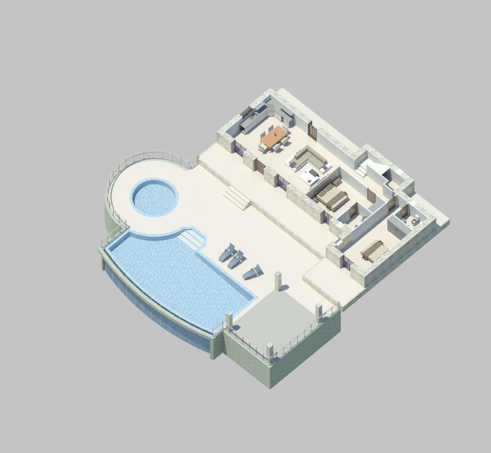 Kaminia Blu Villa Ratzaklion Exterior photo